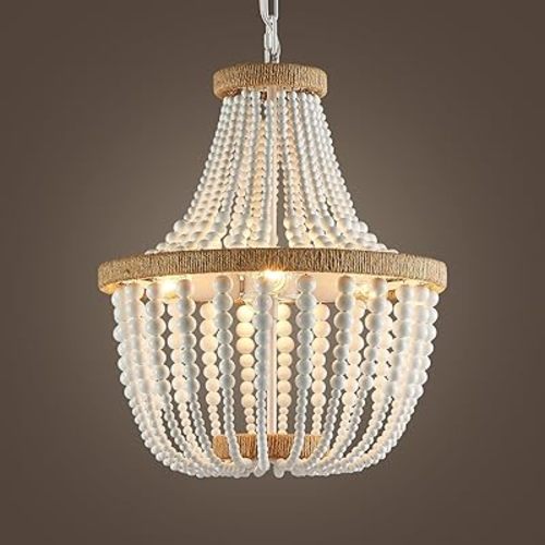 Beaded chandelier