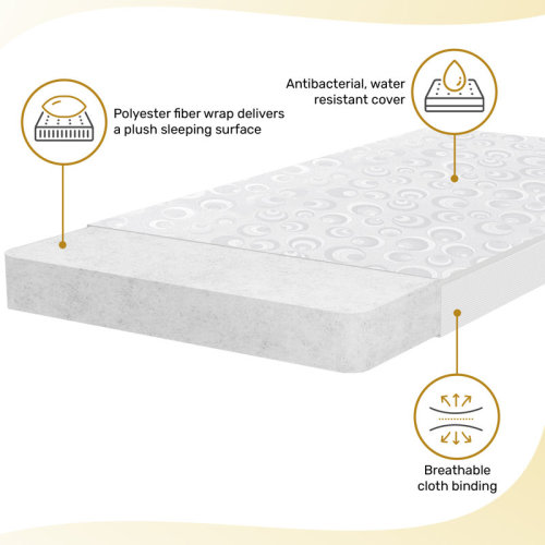 Harriet Bee Cleorand 2-Stage Waterproof Mini Crib Mattress & Reviews | Wayfair