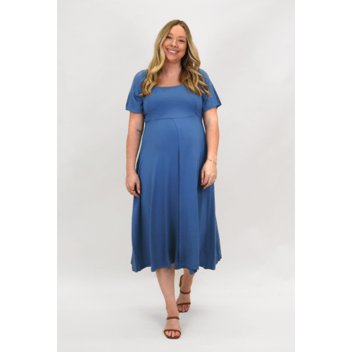 Cassidy Labor & Postpartum Gown Midnight Blue
