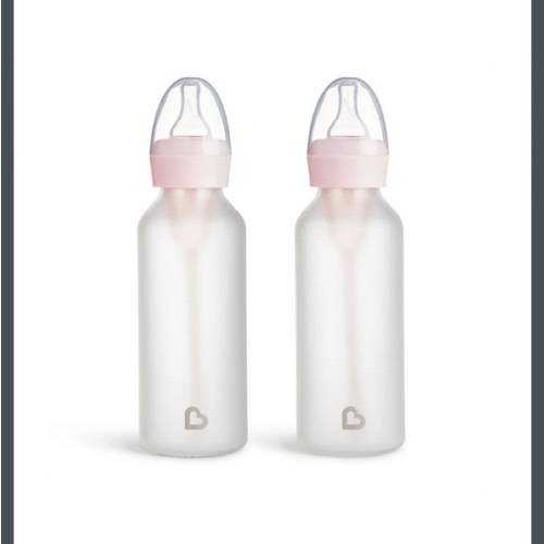 Bond™ Silicone Glass Bottle 8oz, 2pk | Munchkin