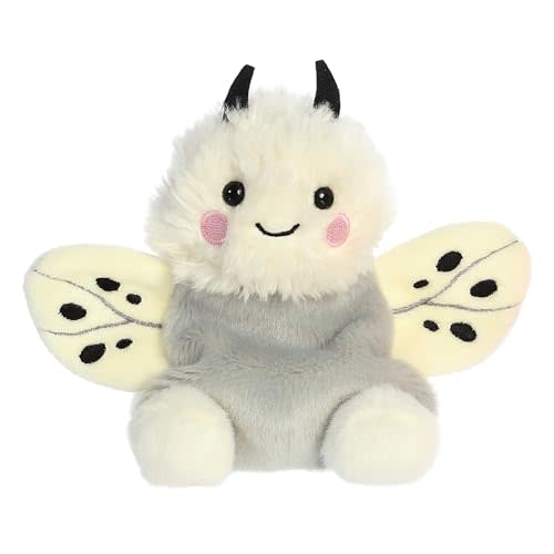 Aurora® Adorable Palm Pals™ Astra Moth™ Stuffed Animal - Pocket-Sized Play - Collectable Fun - White 5 Inches
