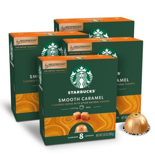 Starbucks by Nespresso Vertuo Line Smooth Caramel Light Roast Coffee Pods - 8ct