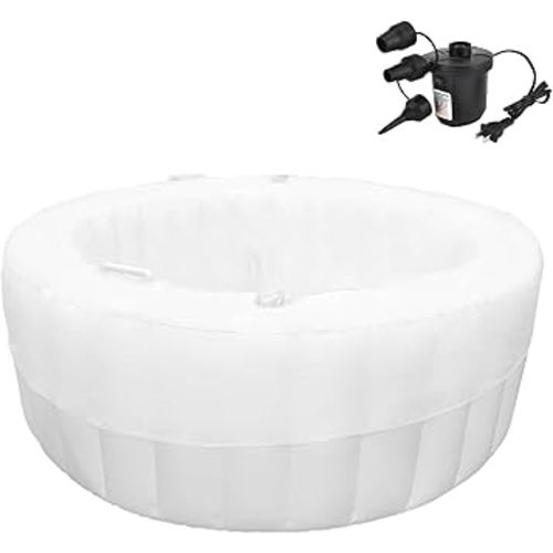 Birth Pool in Creamy Marshmallow with Birth Pool Liner Set, Premium Birth Tub, Birthing Pool for Home Birth, Home Birth Tub, Birthing Tub Quick Inflation and Convenient
