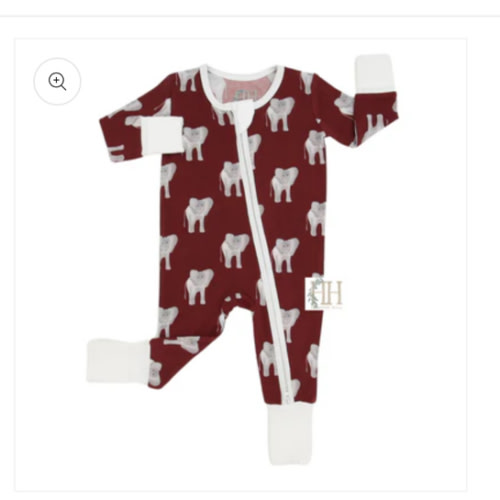 Elephant Zipper Romper – Everleigh Elaine