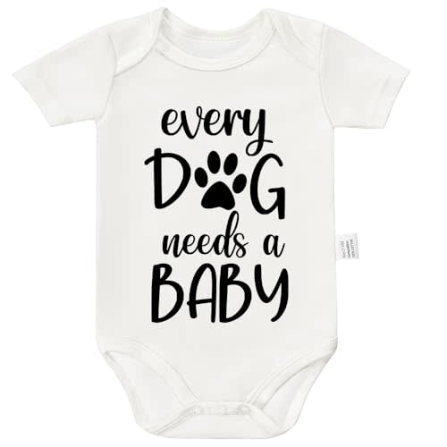 Every Dog Needs a Baby Bodysuit, Infant Newborn Cotton Romper Short Sleeve Jumpsuit Outfits 0-24 Months