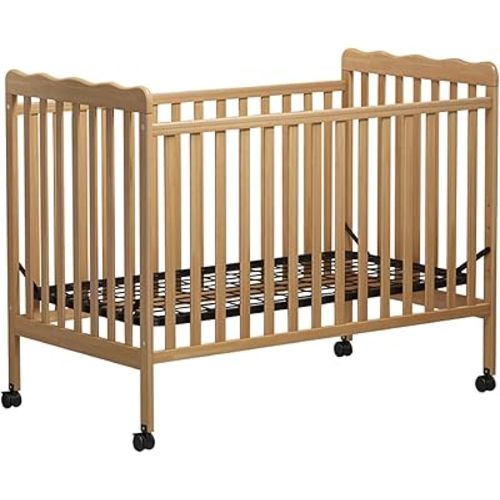 Baby 3-in-1 Convertible Crib in Natural, Converts to Toddler Bed & Daybed, Fits Standard Full-Size Crib Mattress, Non-Toxic Finish, Simplistic Nursery Furniture (Mattress Not Included)
