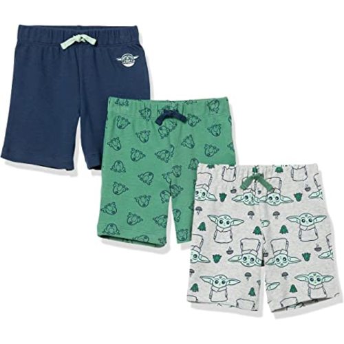 Amazon Essentials Disney | Marvel | Star Wars Baby Boys' Shorts, Multipacks