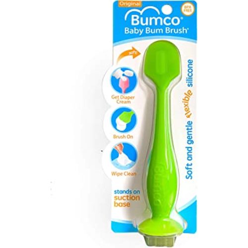 Bumco Diaper Cream Spatula - Baby Bum Brush for Butt Paste Diaper Cream, Baby Butt Cream Diaper Cream Applicator, Butt Spatula Baby Necessities, Diaper Cream Brush, Green