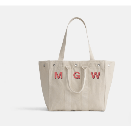 Baby Bag, Coral Letter, Burgundy Shadow