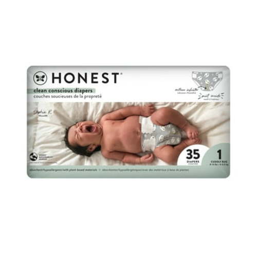 The Honest Company Diapers Pandas Size 1