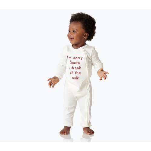 Sorry Santa I Drank All the Milk Organic Cotton Baby Pajama
