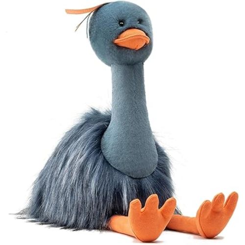 12" Plush Ostrich Stuffed Animals Ostrich Plush Animal Toys Soft Plush Toy for Kids Adults