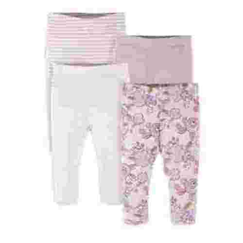 Gerber Baby Girl Pants, 4-Pack (Newborn-24 Months)