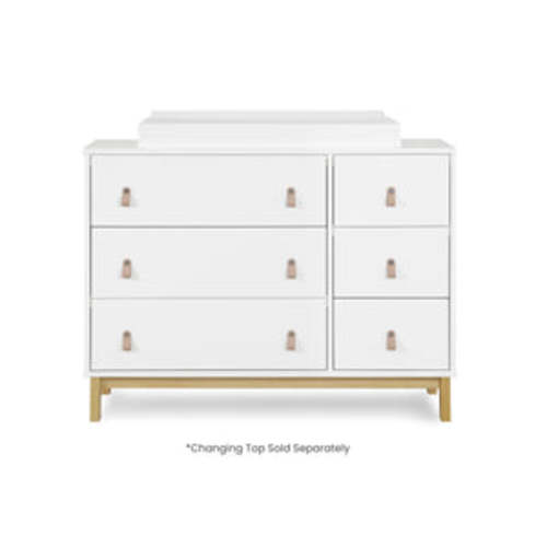 babyGap Legacy 6 Drawer Dresser with Leather Pulls and Interlocking Drawers