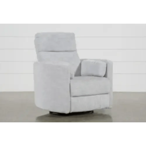Rayna Quartz Power Swivel Glider Recliner | Living Spaces