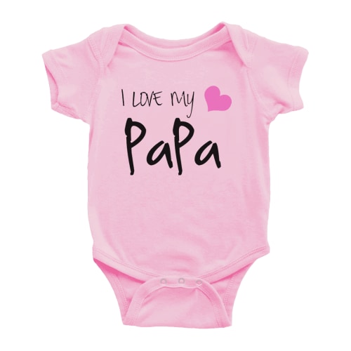I Love My PaPa Cute Baby One-pieces For Boy Girl Unisex