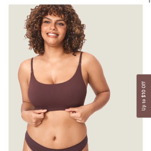 Ribbed Scoop Nursing Bralette