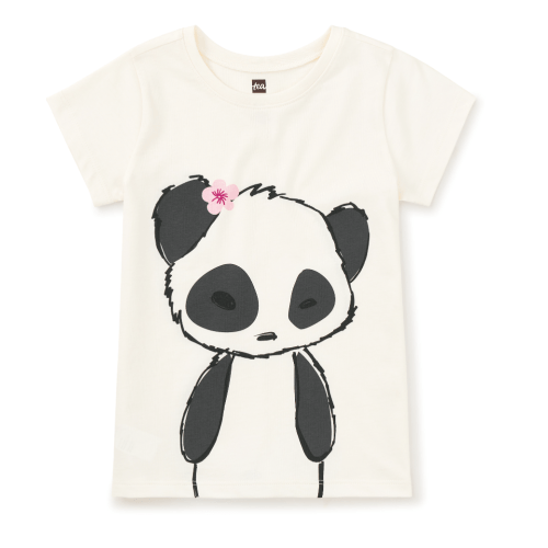 Double Sided Panda Graphic Tee | Tea Collection 9-12 M