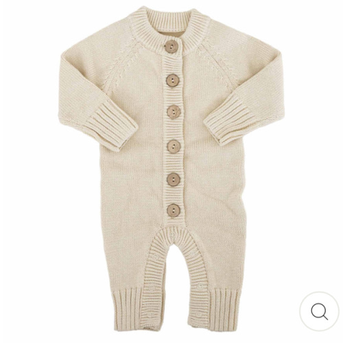 SAND | Knit Sweater Button Romper
