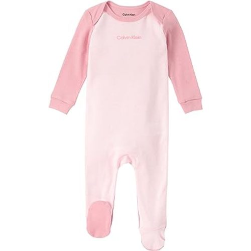 Calvin Klein Organic Baby Essentials Footed Coverall