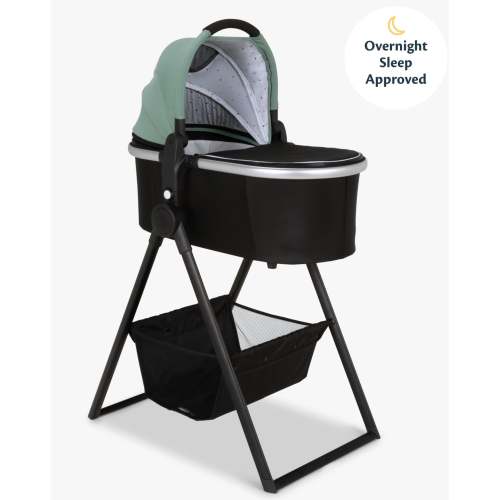 Bassinet + Bassinet Stand | Sage, Black
