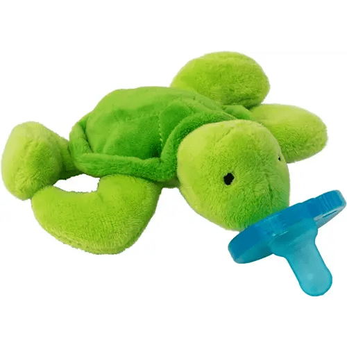 WubbaNub Infant Pacifier, Silicone, Latex Free,Phthalate Free - Turtle