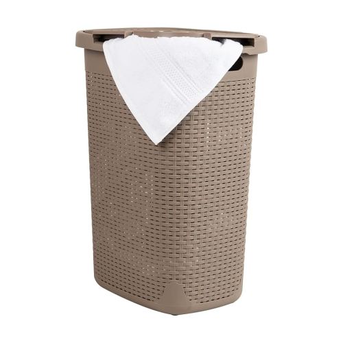 Mind Reader Slim Laundry Hamper with Lid
