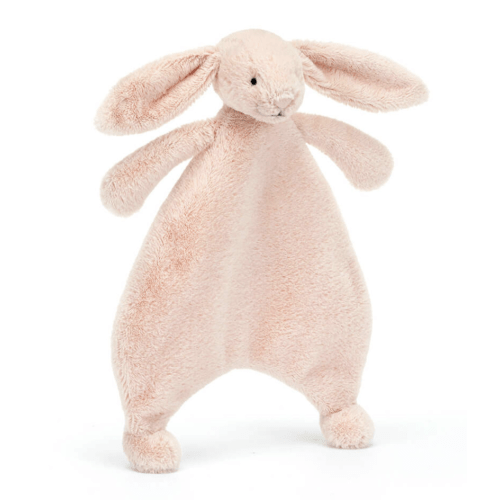 Bashful Bunny Comforter- blush