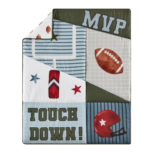 Sweet Jojo Designs Football 4 Piece Crib Bedding Set by Sweet Jojo Designs | Wayfair