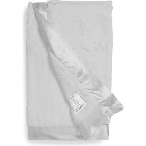 Little Giraffe Luxe Baby Blanket, Silver