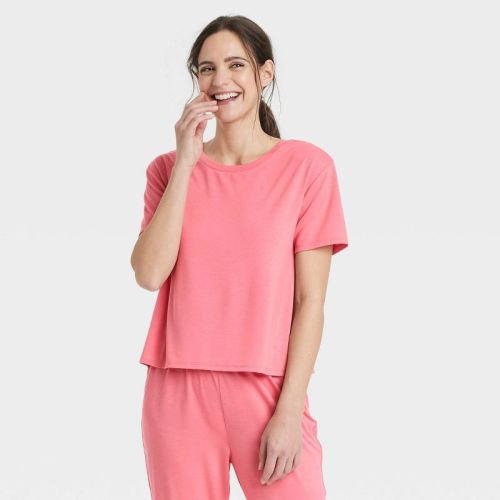 Women's Cooling Jersey Pajama T-shirt - Auden™ Light Blue S