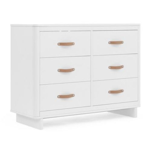 babyGap by Delta Children Skye 6-Drawer Dresser with Interlocking Drawers by Delta Children - Greenguard Gold Certified - Antique White