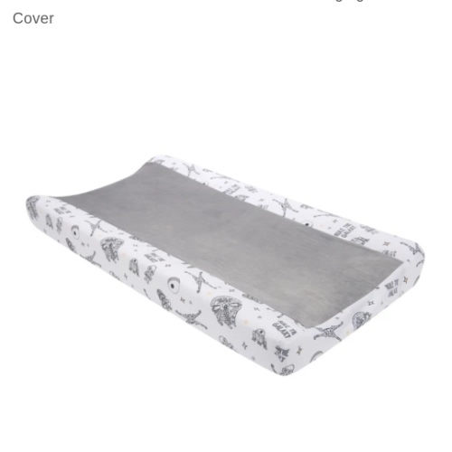 Star Wars Millennium Falcon White/Gray Soft Changing Pad Cover – Lambs & Ivy