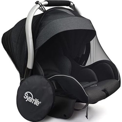 Mosquito Net for Stroller Mosquito Net for Car Seat with Zipper - Universal Fit, Premium Quality Durable - Black…