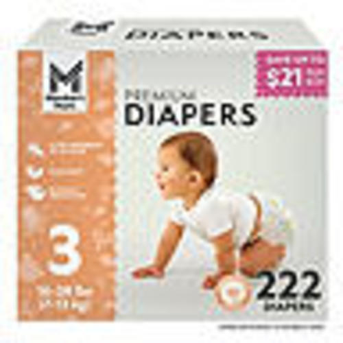 Member's Mark Premium Baby Diapers, Sizes: Newborn - 8 - Sam's Club