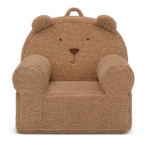 babyGap by Delta Children Faux Shearling Bear Chair - Greenguard Gold Certified, Color: Tan