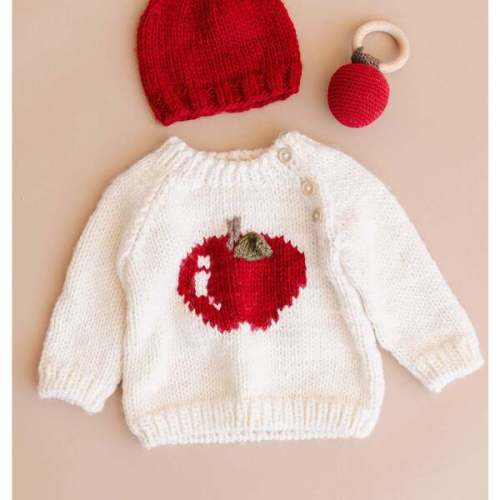 Apple Pullover Baby Sweater - The Blueberry Hill | Maisonette