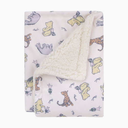 NoJo Baby Plush Baby Blanket - Classic Pooh Naturally Friends