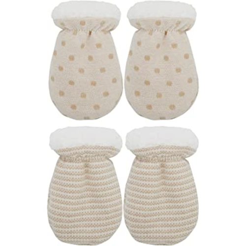 Newborn Mitten Gloves No Scratch Mittens Winter Warm Cotton Glove for Baby Boys Girls 0-12 Months