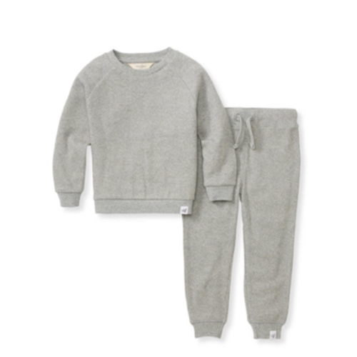 Organic Cotton Baby Boy Thermal Top and Pants Set