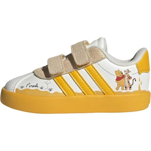 adidas Boys Vl Court 3.0 Slip On Sneakers Shoes Casual - Pink, White