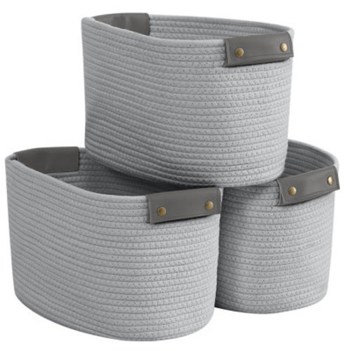 Rosecliff Heights Fabric Basket Set | Wayfair