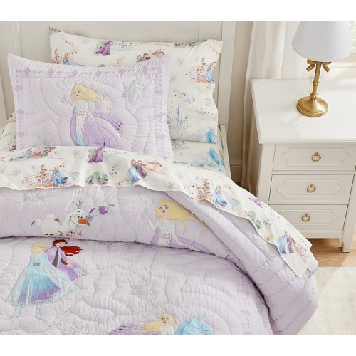 Disney Frozen Enchanted Forest Quilt & Shams | Pottery Barn Kids