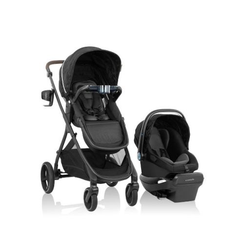 Evenflo Shyft Intuiti Travel System With Revolve 180 Litemax Nxt Sensory Soothe - Dubhan Black