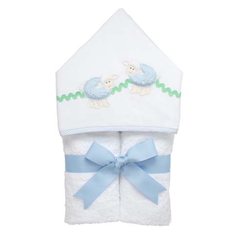 Lamb Everykid Towel, Blue