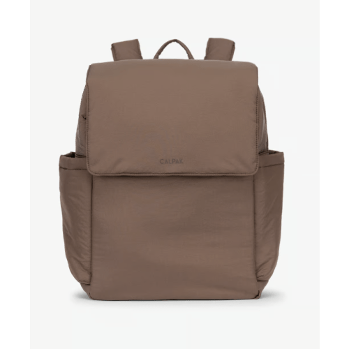 Diaper Backpack with Laptop Sleeve - HAZELNUT