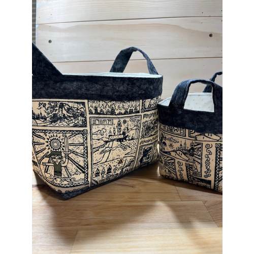 Basket ~ Organizer made with Legend of Zelda Fabric