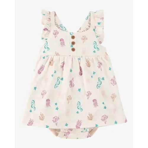 Baby Sea Print Cotton Sunsuit - Carter's | Carter's