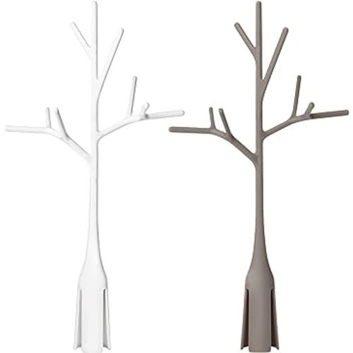 Boon Twig Baby Bottle Drying Rack Accessories - Space Saving Baby Accessories for Baby Bottle-Feeding Supplies - Bottle Rack Dryer Attachments for Baby Bottle Storage - 2 Count
