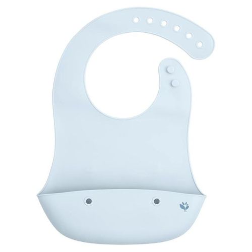 Green Sprouts Baby/Toddler Silicone Scoop Bib - Light Blueberry